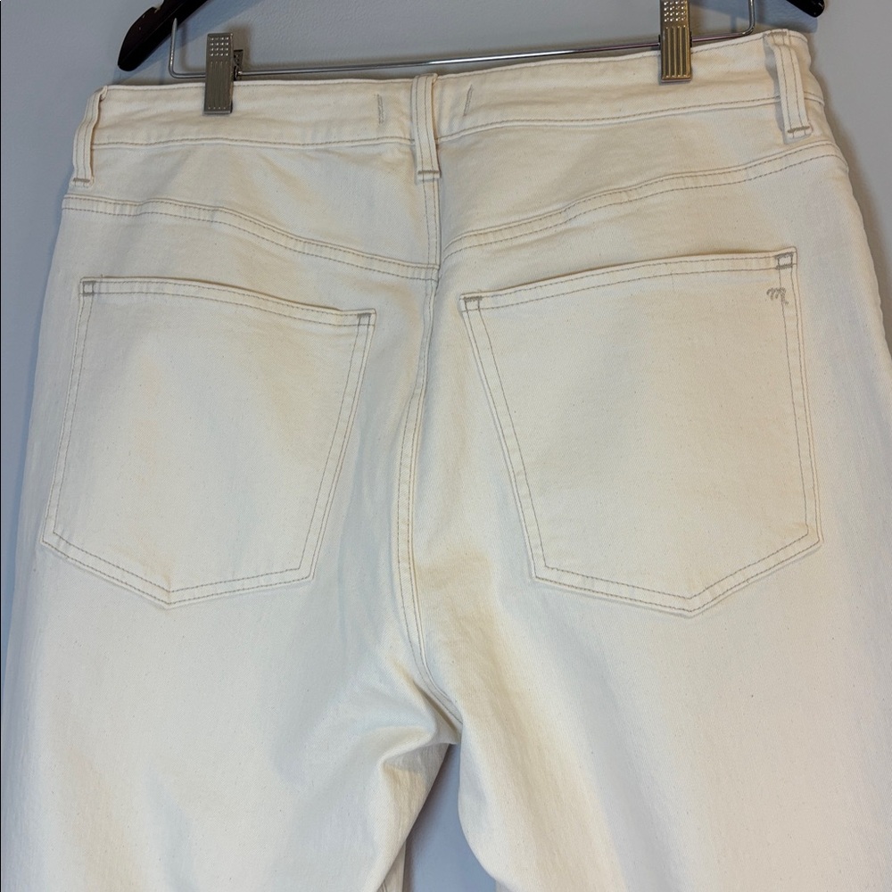 Madewell Curvy 90s Straight Waist 32 raw edge hem Crop - Picture 5 of 14